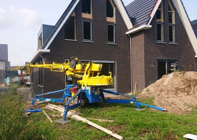 Heerenveen nieuwbouw triple compacthijskraan